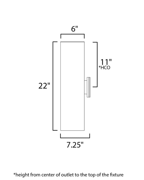 Outpost Outdoor Wall Lantern-Exterior-Maxim-Lighting Design Store