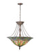 Meyda Tiffany - 106641 - Four Light Pendant - Bella - Antique