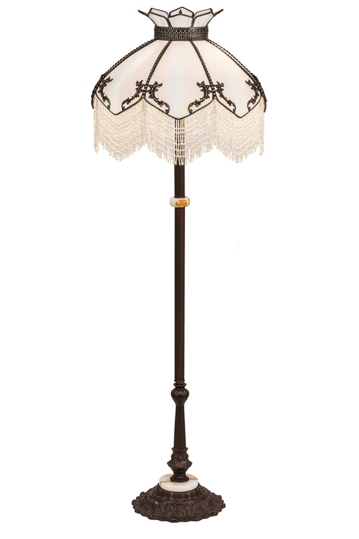 Meyda Tiffany - 30280 - Three Light Floor Lamp - Isabella - Mahogany Bronze