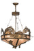 Meyda Tiffany - 50168 - Two Light Inverted Pendant - Catch Of The Day - Antique Copper