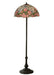 Meyda Tiffany - 81721 - Three Light Floor Lamp - Cabbage Rose - Cabai Pink Pink