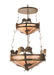 Meyda Tiffany - 99648 - Ten Light Inverted Pendant - Catch Of The Day - Antique Copper