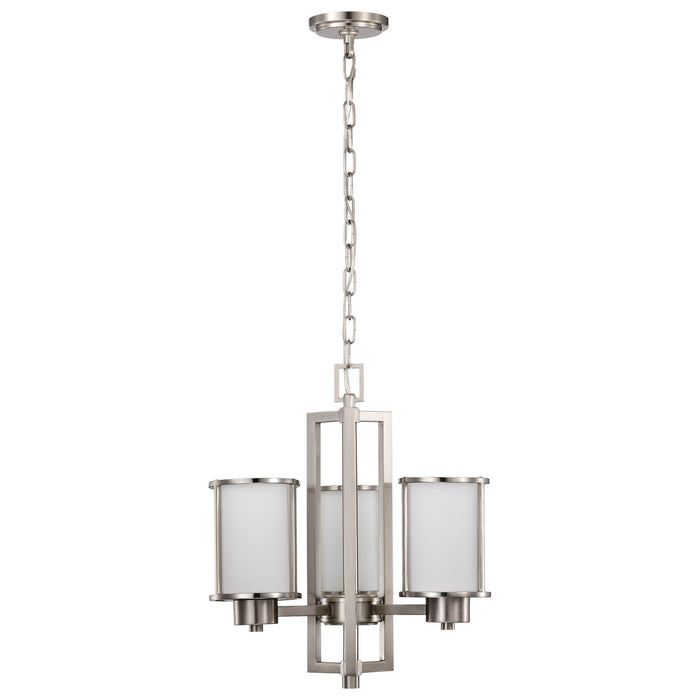 Nuvo Lighting - 60-2851 - Three Light Chandelier - Odeon - Brushed Nickel