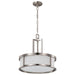 Nuvo Lighting - 60-2857 - Four Light Pendant - Odeon - Brushed Nickel