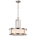 Nuvo Lighting - 60-2857 - Four Light Pendant - Odeon - Brushed Nickel