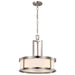 Nuvo Lighting - 60-2857 - Four Light Pendant - Odeon - Brushed Nickel