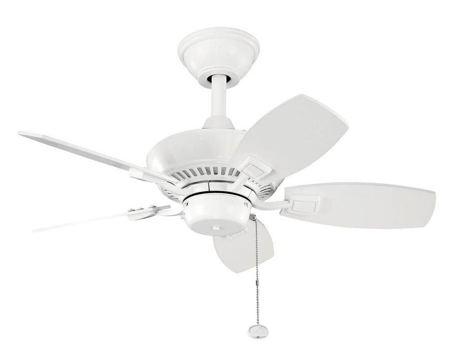 Kichler - 300103WH - 30 Inch Ceiling Fan - Canfield - White