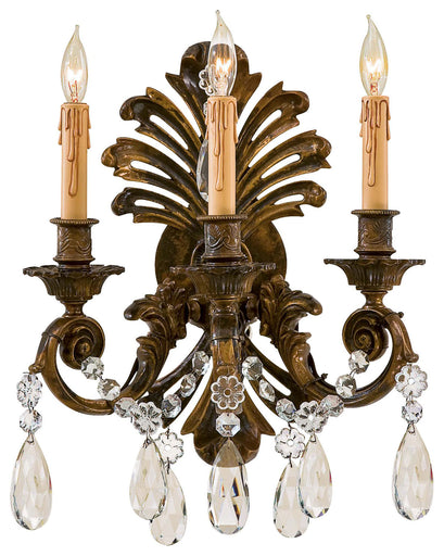 Metropolitan Family Three Light Wall Sconce Oxidized Brass