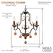 Colonial Charm Chandelier-Mini Chandeliers-Minka-Lavery-Lighting Design Store