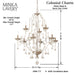 Colonial Charm Chandelier-Mid. Chandeliers-Minka-Lavery-Lighting Design Store