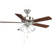Progress Lighting - P2500-09 - 42 Inch Ceiling Fan - Airpro - Brushed Nickel