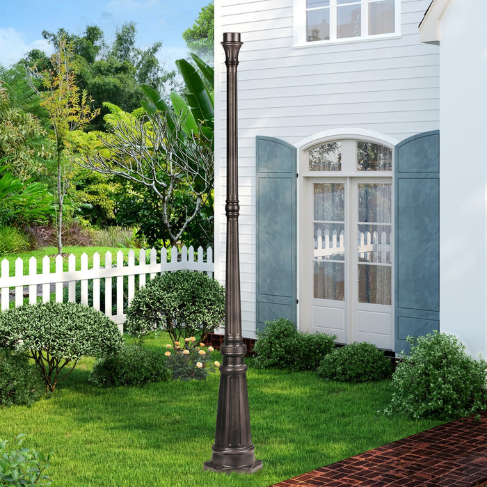 Livex Lighting - 7709-07 - Outdoor Post - Outdoor Cast Aluminum Posts - Bronze