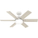 Pacer 44" Ceiling Fan-Fans-Hunter-Lighting Design Store