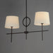 Paoli Two Light Pendant-Linear/Island-Maxim-Lighting Design Store