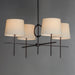 Paoli Four Light Pendant-Mid. Chandeliers-Maxim-Lighting Design Store