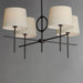 Paoli Four Light Pendant-Mid. Chandeliers-Maxim-Lighting Design Store