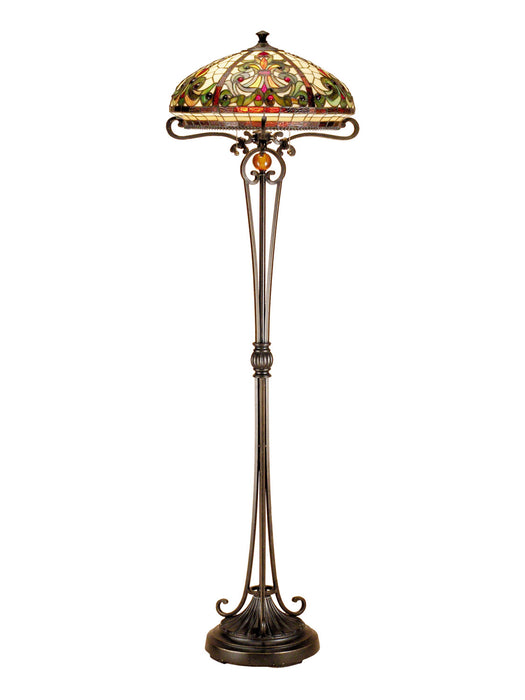 Dale Tiffany - TF101116 - Two Light Floor Lamp - Boehme - Antique Golden Bronze