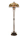 Dale Tiffany - TF101116 - Two Light Floor Lamp - Boehme - Antique Golden Bronze