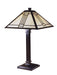 Dale Tiffany - TT100015 - Two Light Table Lamp - Noir Mission - Mica Bronze