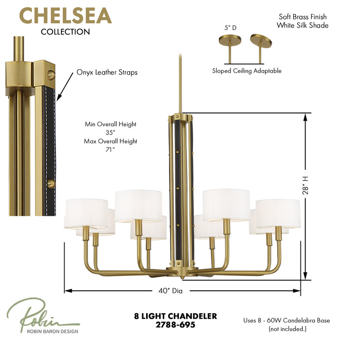 Chelsea Chandelier-Mid. Chandeliers-Minka-Lavery-Lighting Design Store