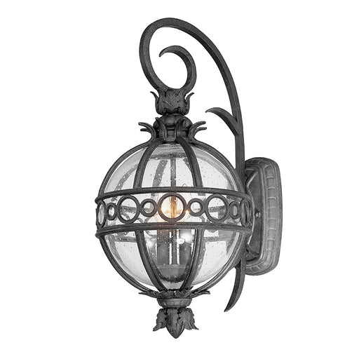 Campanile Two Light Wall Lantern French Iron