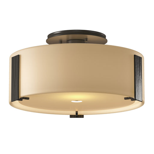 Impressions One Light Semi-Flush Mount Dark Smoke