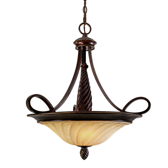 Golden - 8106-3P CDB - Three Light Pendant - Torbellino - Cordoban Bronze