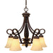 Golden - 8106-D5 CDB - Five Light Chandelier - Torbellino - Cordoban Bronze