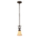 Golden - 8106-M1L CDB - One Light Mini Pendant - Torbellino - Cordoban Bronze