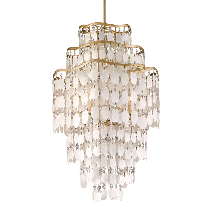 Corbett Lighting - 109-47-CPL - Seven Light Chandelier - Dolce - Champagne Leaf