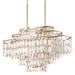 Corbett Lighting - 109-512-CPL - 12 Light Linear - Dolce - Champagne Leaf