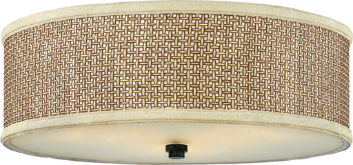 Zen Three Light Flush Mount Mystic Black