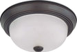 Nuvo Lighting - 60-3145 - Two Light Flush Mount - Close to Ceiling Mahogany Bronze - Mahogany Bronze