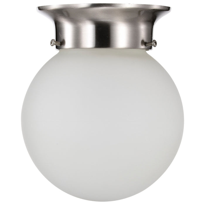 Nuvo Lighting - 60-3249 - One Light Flush Mount - Close to Ceiling Brushed Nickel - Brushed Nickel