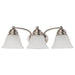 Nuvo Lighting - 60-3266 - Three Light Vanity - Empire - Brushed Nickel