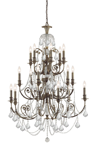 Regis 18 Light Chandelier English Bronze