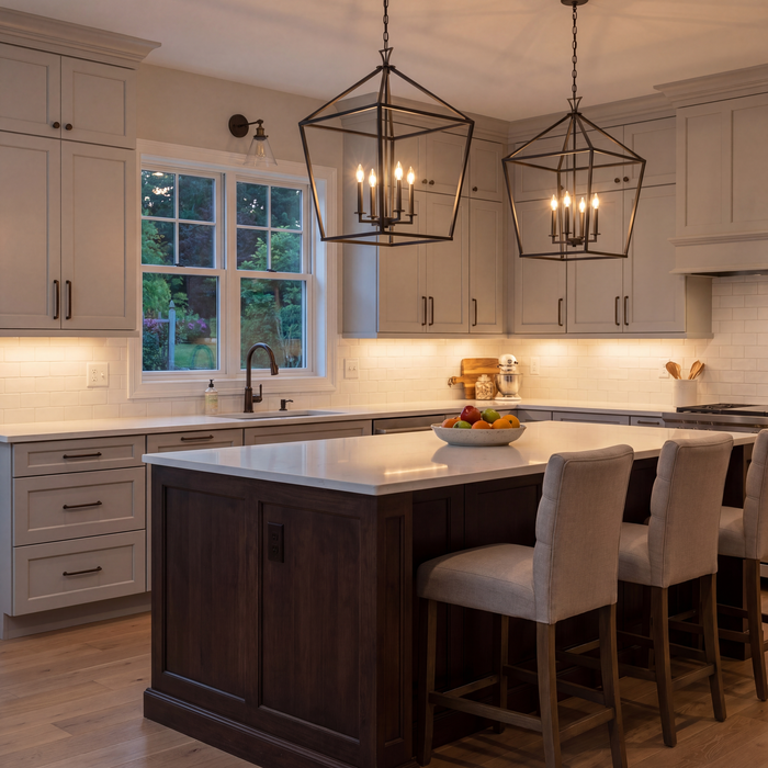 Townsend Six Light Pendant Classic Bronze