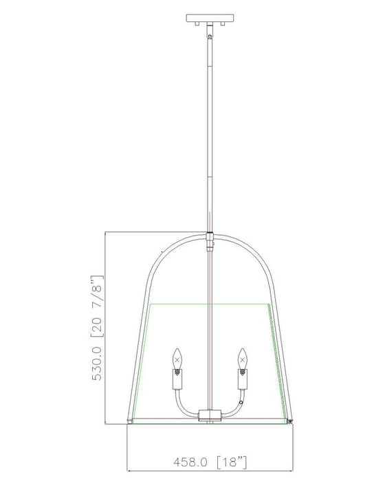 Archis Five Light Pendant-Pendants-Z-Lite-Lighting Design Store