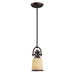 ELK Home - 66171-1 - One Light Mini Pendant - Brooksdale - Oiled Bronze