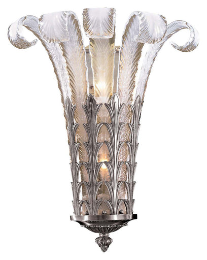 Metropolitan Family Two Light Wall Sconce Platinum