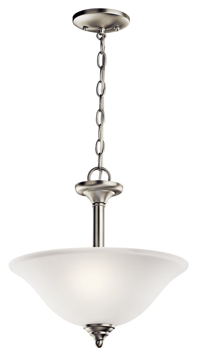 Kichler - 3694NI - Two Light Pendant/Semi Flush - Wynberg - Brushed Nickel