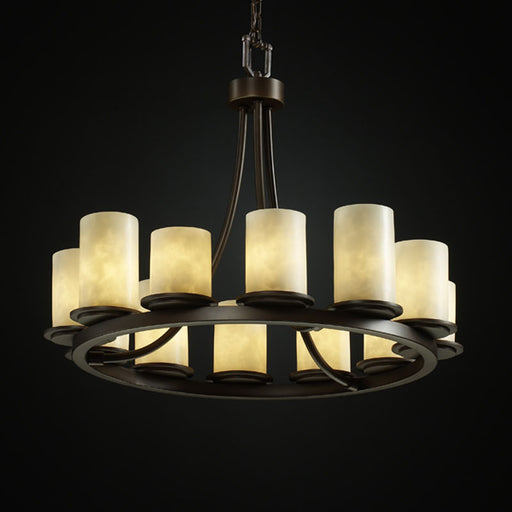 Clouds 12 Light Chandelier Dark Bronze