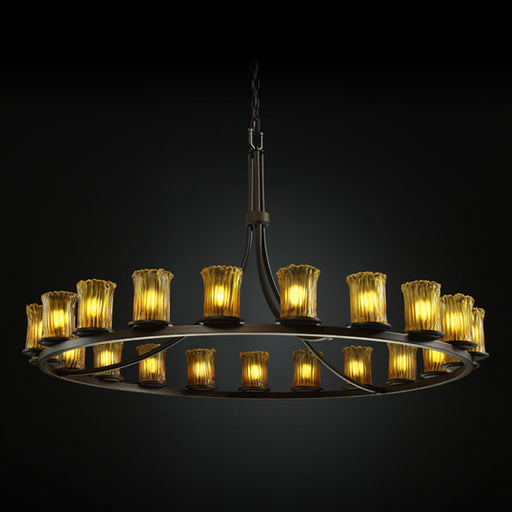 Veneto Luce 21 Light Chandelier Dark Bronze