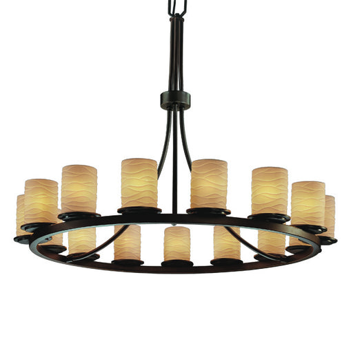 Limoges 15 Light Chandelier Dark Bronze