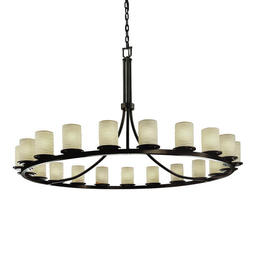 Limoges 21 Light Chandelier Dark Bronze