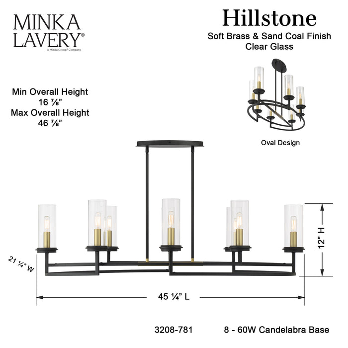 Hillstone Island Pendant-Large Chandeliers-Minka-Lavery-Lighting Design Store