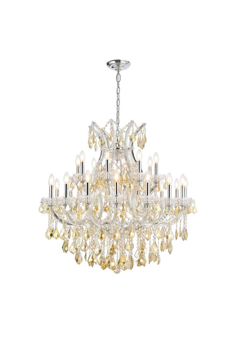 Maria Theresa 24 Light Chandelier Chrome-Large Chandeliers-Elegant Lighting-Lighting Design Store