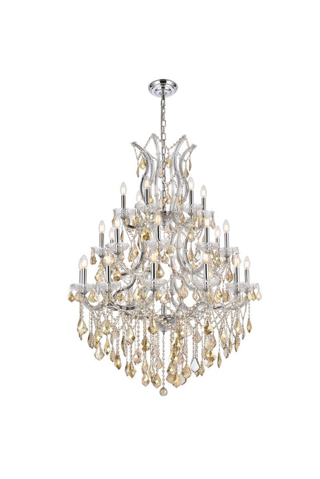Maria Theresa 28 Light Chandelier Chrome-Large Chandeliers-Elegant Lighting-Lighting Design Store