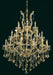 Maria Theresa 28 Light Chandelier Gold-Large Chandeliers-Elegant Lighting-Lighting Design Store