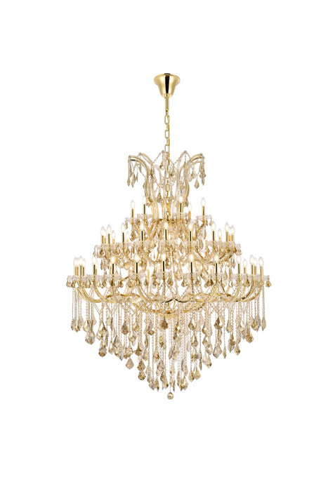 Maria Theresa 49 Light Chandelier Gold-Large Chandeliers-Elegant Lighting-Lighting Design Store
